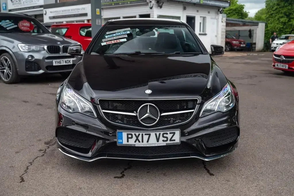 Used Mercedes E350 AMG line 2017 Black Coupe