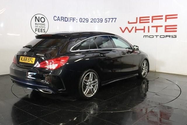 Used Mercedes CLA180 Shooting Brake AMG line 122 HP (89 kW) 2018 Black Estate