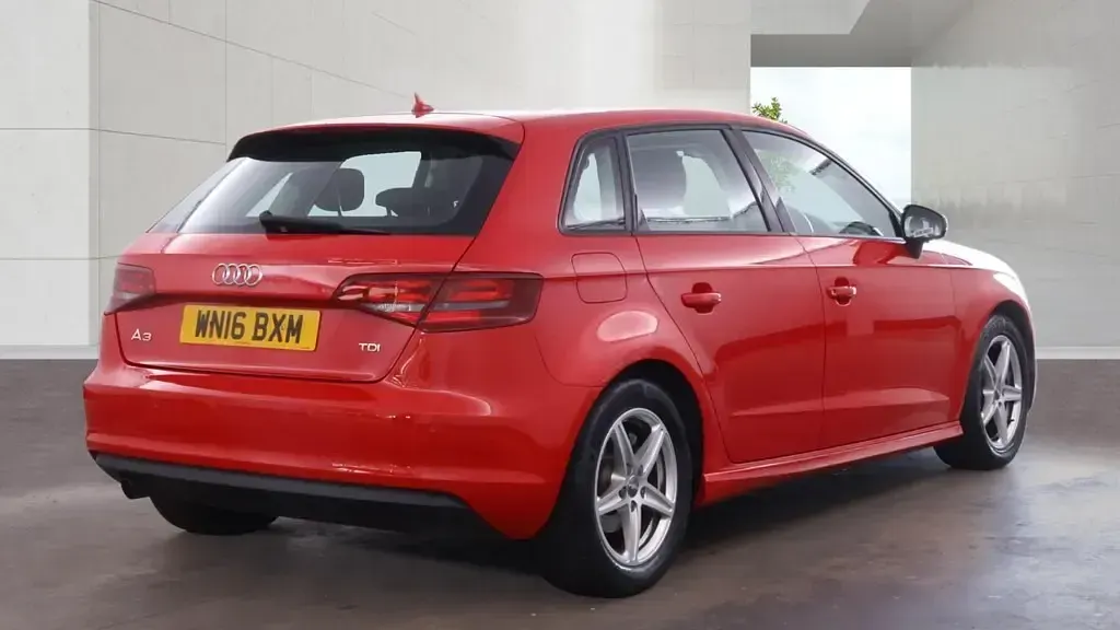 Used Audi A3 Black Edition 2016 Red Hatchback