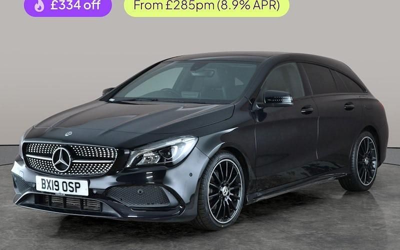 Used Mercedes CLA200 Shooting Brake AMG line 156 HP (114 kW) 2019 Black Estate