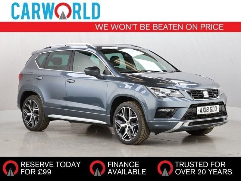 Grey Used 2018 Seat Ateca 4Drive SUV | £12,700 (Fair price) - Image 1/3