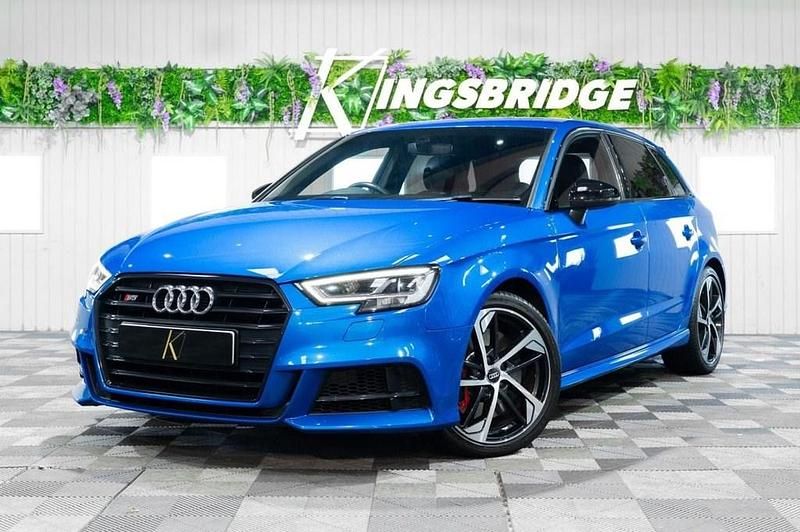 Blue Used 2019 Audi S3 Black Edition Hatchback | £19,786 (Good price) - Image 1/4