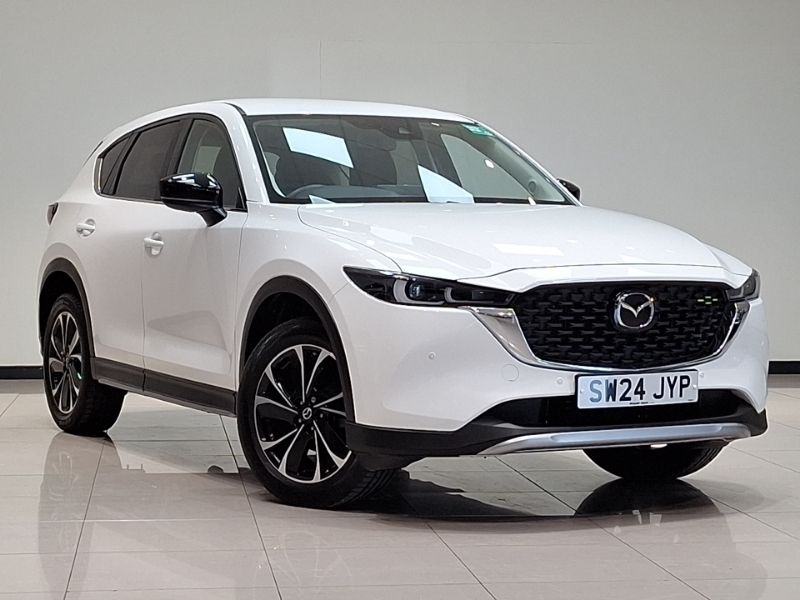 White Used 2024 Mazda CX-5 Newground SUV | £22,698 (Fair price) - Image 1/4