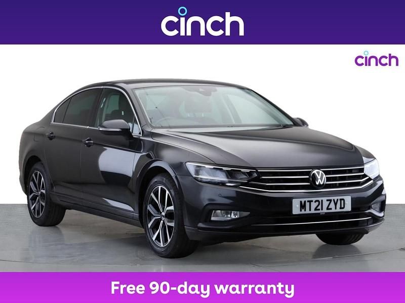Grey Used 2021 VW Passat SEL Sedan | £15,499 (Fair price) - Image 1/3