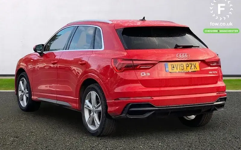 Used Audi Q3 S-Line 150 HP (110 kW) 2019 Red SUV