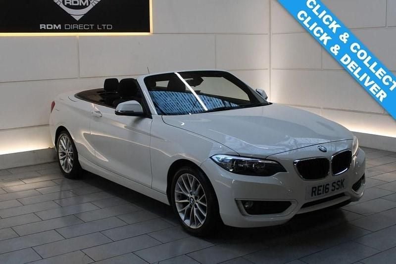 Used BMW 218 Comfort Edition 136 HP (100 kW) 2016 White Cabriolet