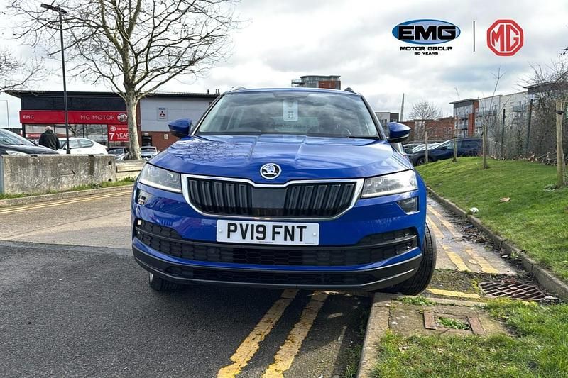 Used Skoda Karoq SE L 115 HP (84 kW) 2019 Blue SUV