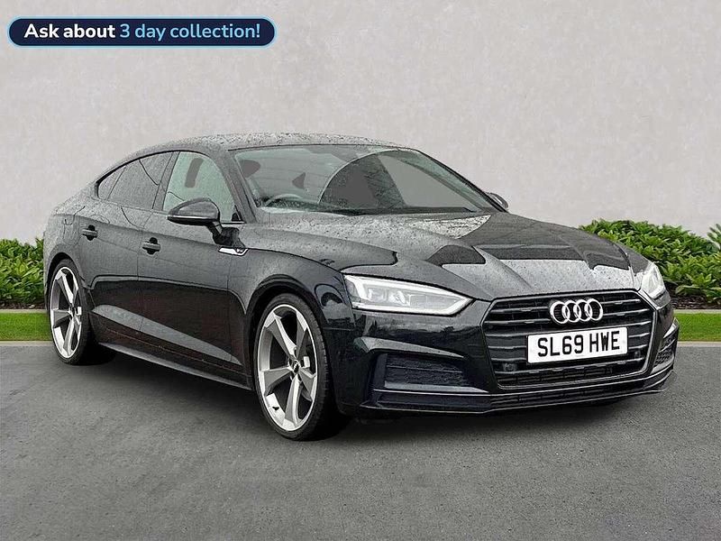Black Used 2019 Audi A5 Sportback Black Edition Hatchback | £21,124 (Fair price) - Image 1/4