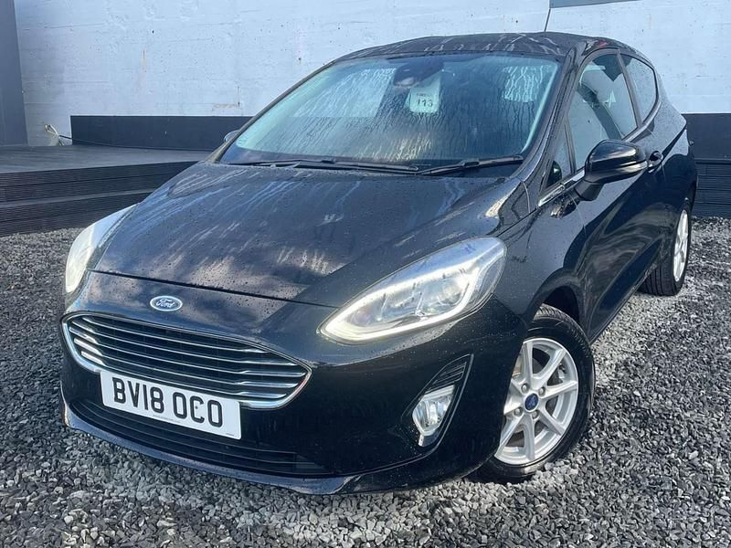 Used Ford Fiesta Zetec 2018 Black Hatchback