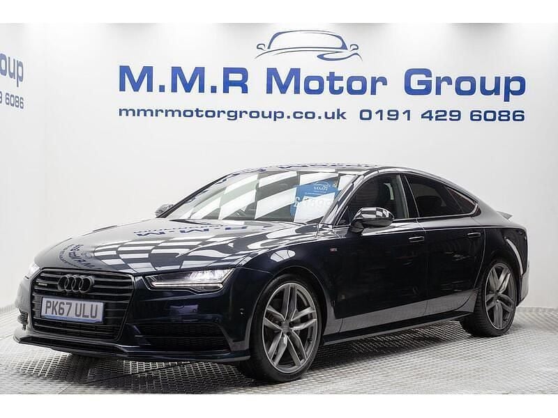 Used Audi A7 Sportback Black Edition 2017 Blue Hatchback