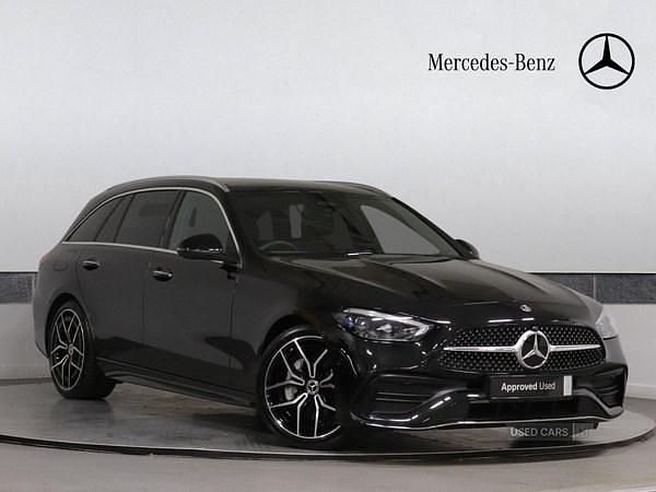 Used Mercedes C220 AMG Line Premium 2025 Black Estate