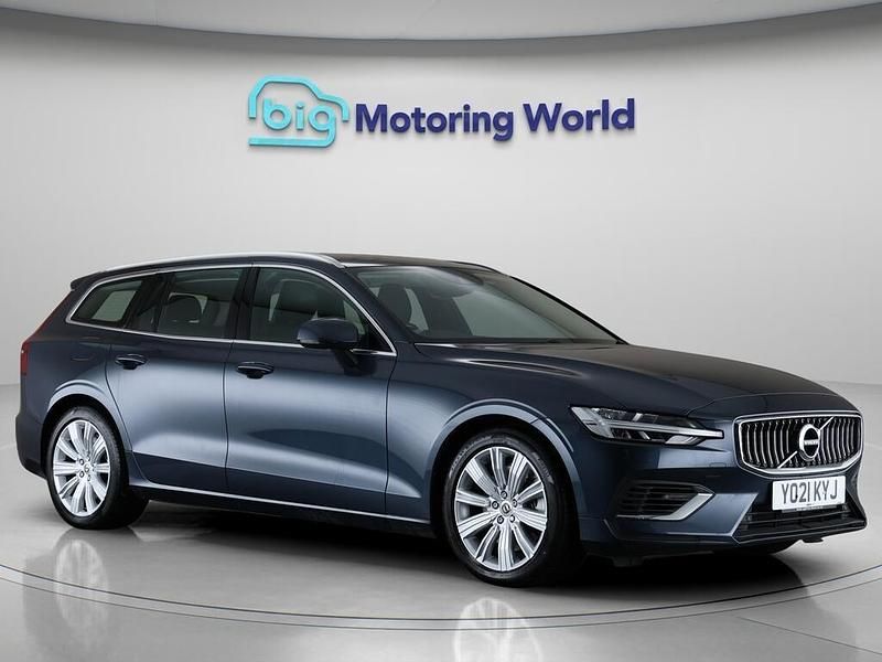 Blue Used 2021 Volvo V60 Inscription Estate | £23,200 (Fair price) - Image 1/4