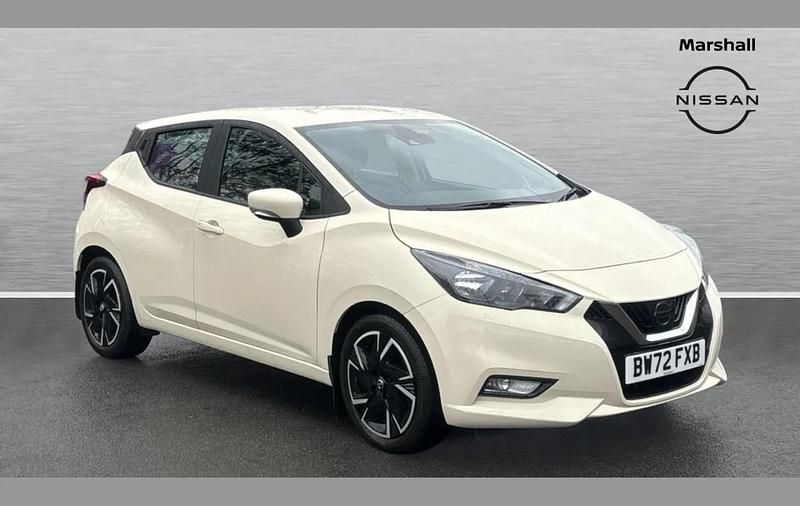 Used Nissan Micra Acenta 92 HP (67 kW) 2023 White Hatchback