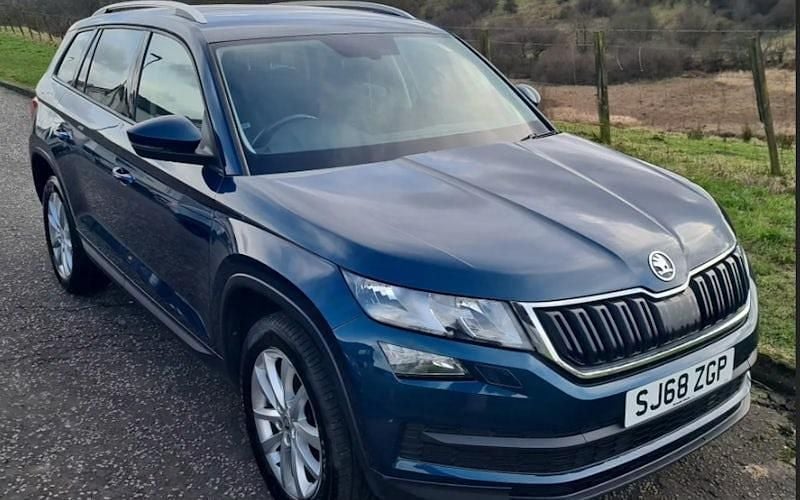 Used Skoda Kodiaq SE 150 HP (110 kW) 2018 Blue SUV