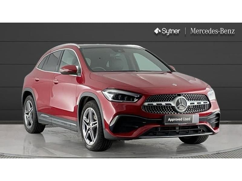 Red Used 2021 Mercedes GLA220 AMG Line Premium Plus SUV | £28,200 (Fair price) - Image 1/4