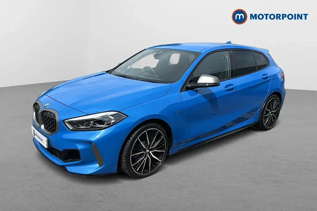 Used BMW M135 Comfort Edition 306 HP (225 kW) 2023 Blue Hatchback