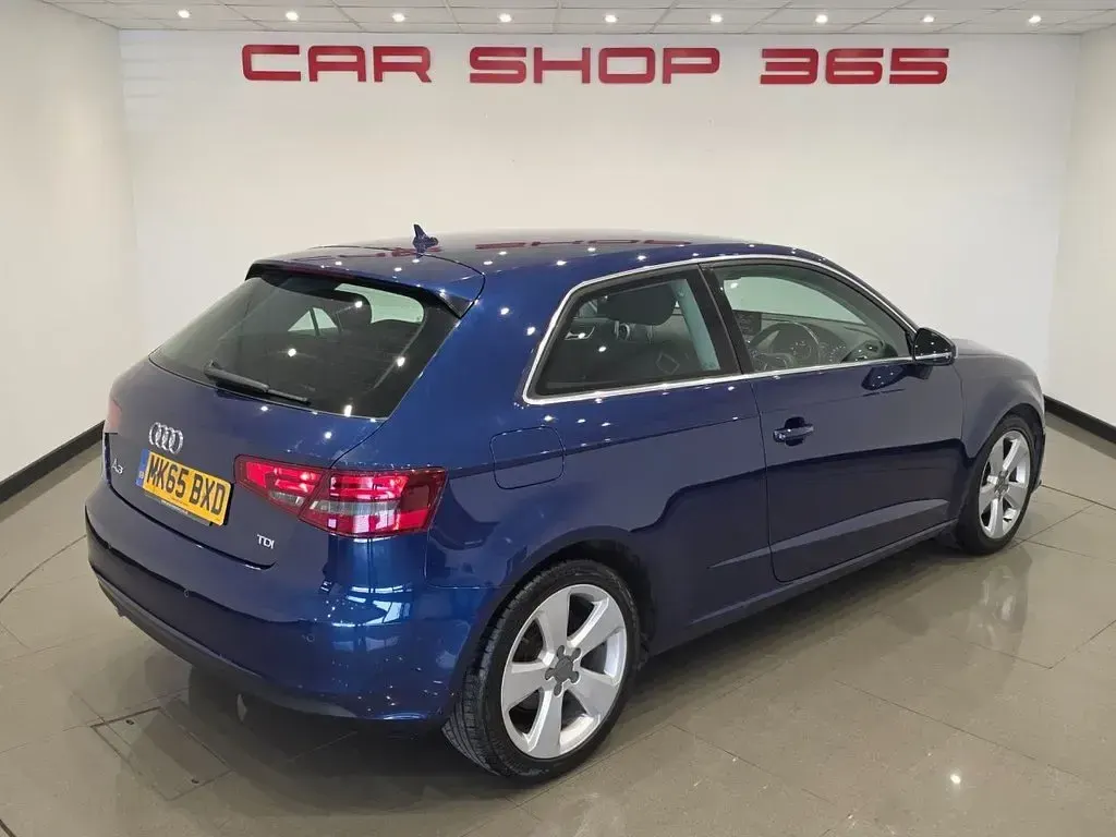 Used Audi A3 Sport 110 HP (80 kW) 2016 Blue Hatchback