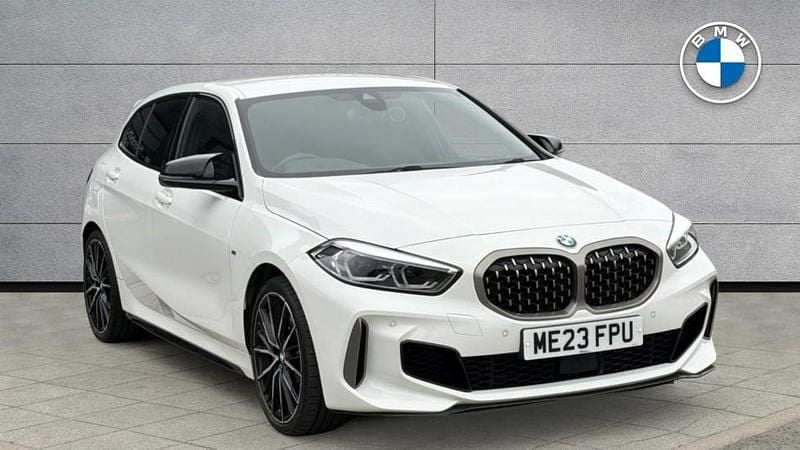 Used BMW M135 Shadowline 302 HP (222 kW) 2023 White Hatchback