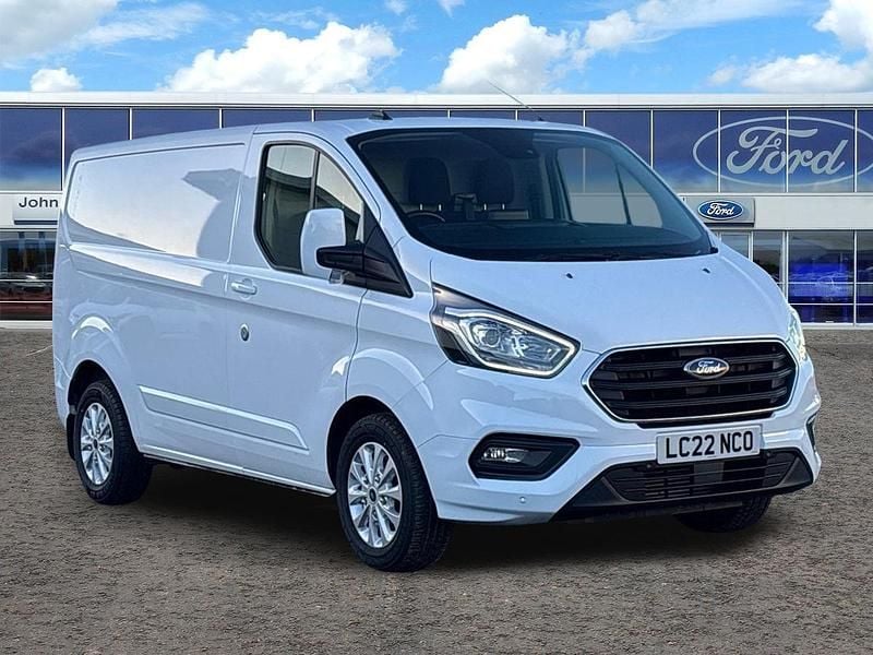 White Used 2022 Ford Transit Custom Limited Van | £18,495 (Fair price) - Image 1/3