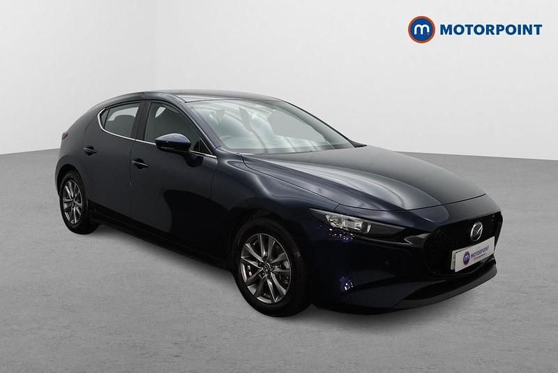 Blue Used 2025 Mazda 3 Center-Line Hatchback | £16,949 (Good price) - Image 1/4