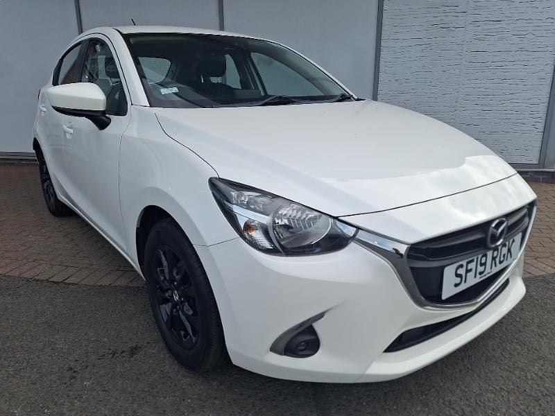 White Used 2019 Mazda 2 Hatchback | £8,998 (Good price) - Image 1/4