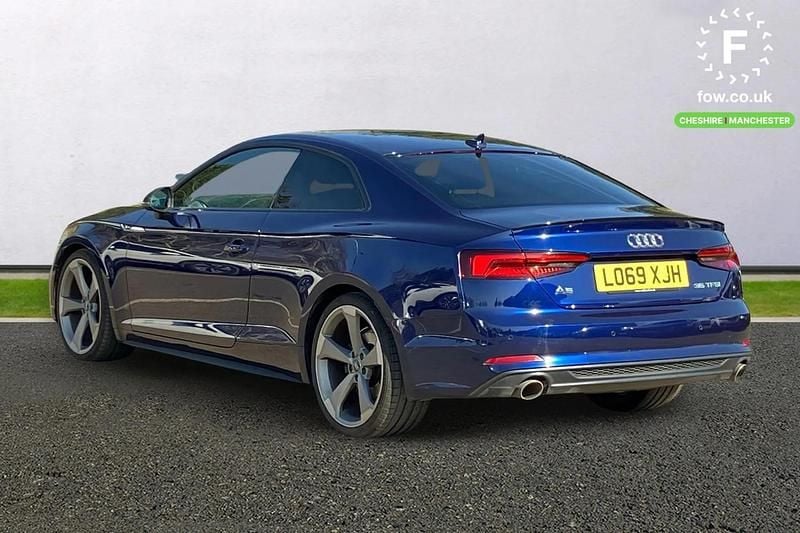 Used Audi A5 Black Edition 150 HP (110 kW) 2020 Blue Coupe
