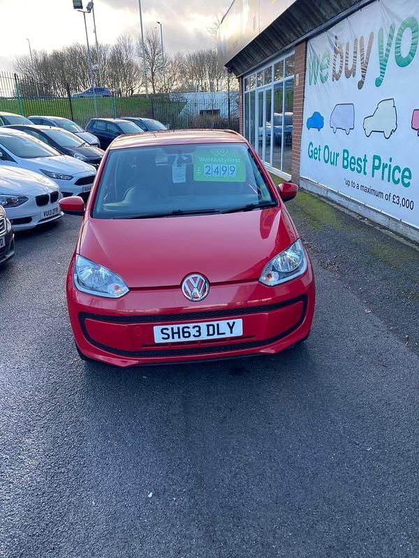 Used VW up! move up! 59 HP (43 kW) 2013 Red Hatchback