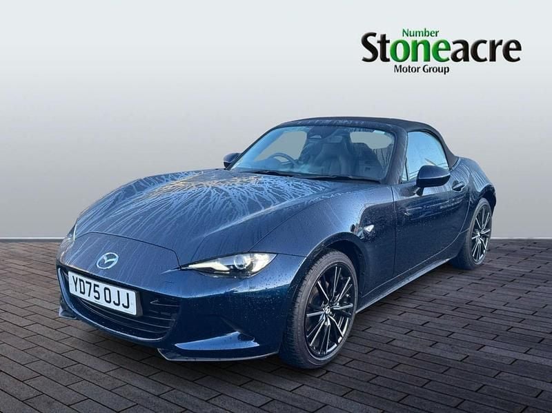 Blue New 2025 Mazda MX5 Exclusive-Line Cabriolet | £28,495 (Super price) - Image 1/4