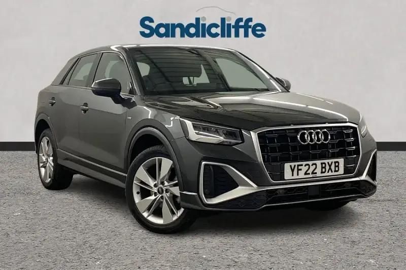 Grey Used 2022 Audi Q2 S-Line SUV | £24,067 (A bit pricey) - Image 1/4