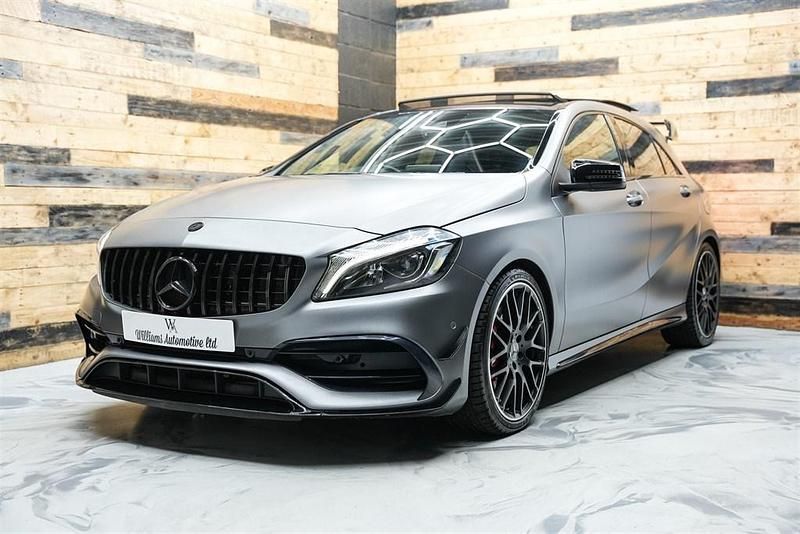 Grey Used 2015 Mercedes A45 AMG Premium Hatchback | £26,495 (Expensive) - Image 1/4