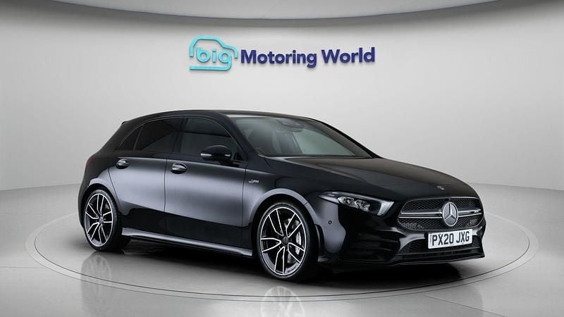Used Mercedes A35 AMG Premium 302 HP (222 kW) 2020 Black Hatchback