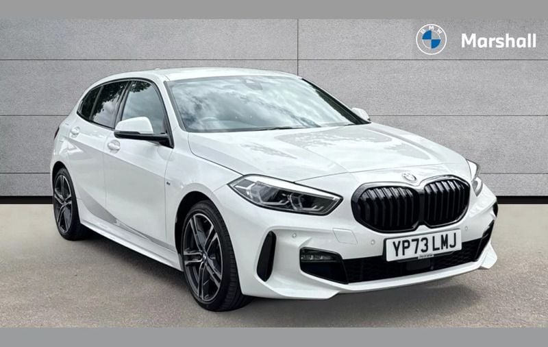 Alpine white Used 2023 BMW 118 M Sport Hatchback | £24,963 (Fair price) - Image 1/4
