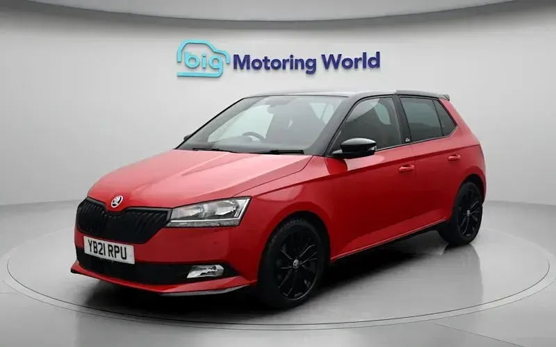 Used Skoda Fabia Monte Carlo 95 HP (69 kW) 2021 Red Hatchback