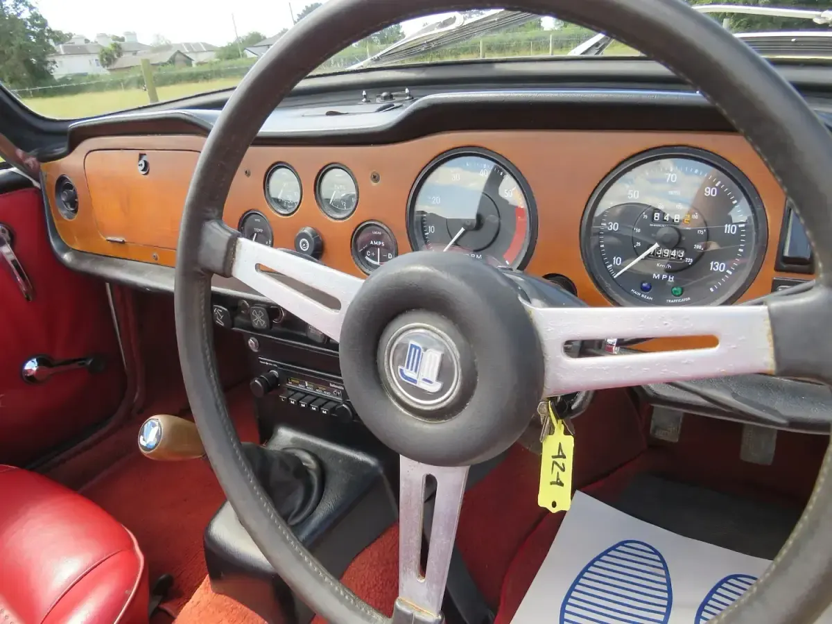 Used Triumph TR6 150 HP (110 kW) 1972 White Cabriolet