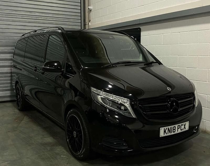 Black Used 2018 Mercedes V220 MPV | £32,489 (Super price) - Image 1/4