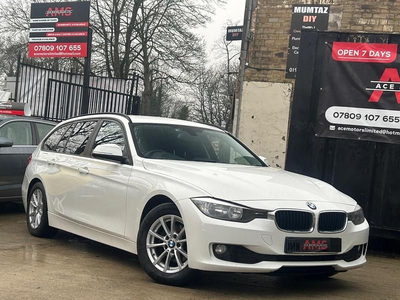 White Used 2014 BMW 320 Efficient Dynamics Estate | £4,750 (Good price) - Image 1/4