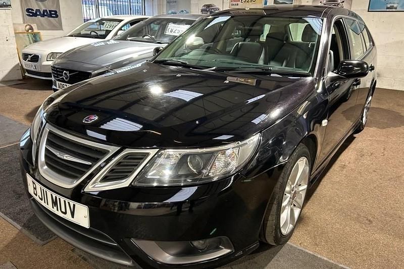 Used Saab 9-3 160 HP (117 kW) 2011 Black Estate