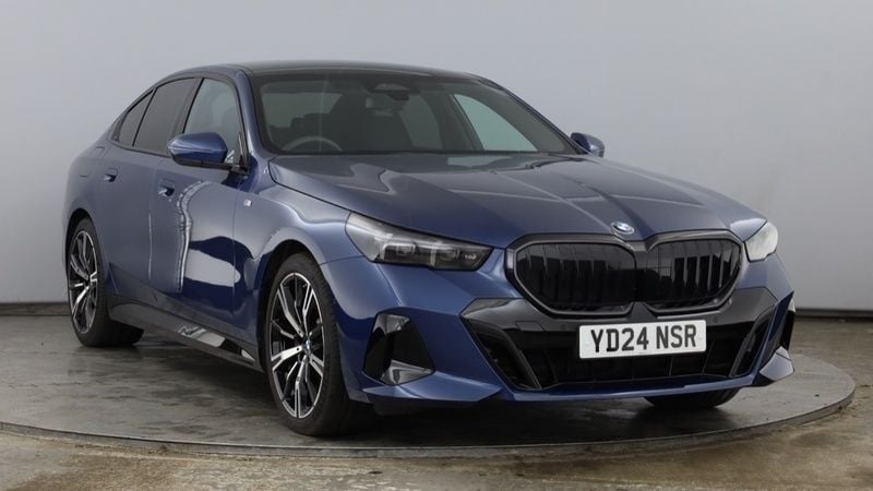 Blue Used 2024 BMW 520 M Sport | £41,999 (Good price) - Image 1/4
