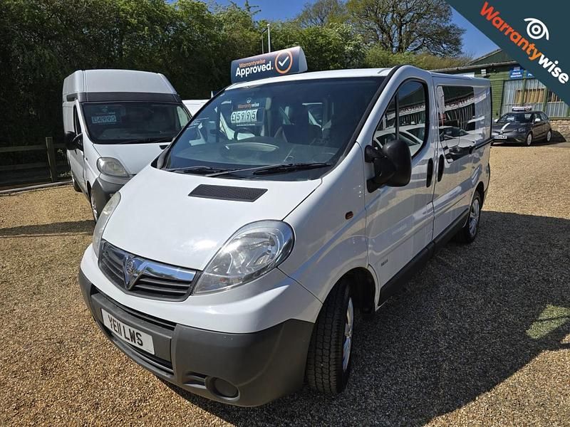 Gebraucht Vauxhall Vivaro 115 PS (84 kW) 2011 Weiß Van / Kleinbus