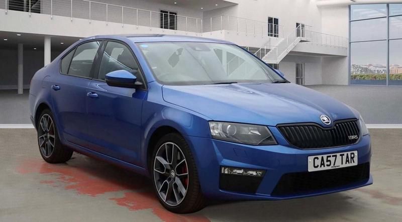 Used Skoda Octavia vRS 2015 Blue Hatchback