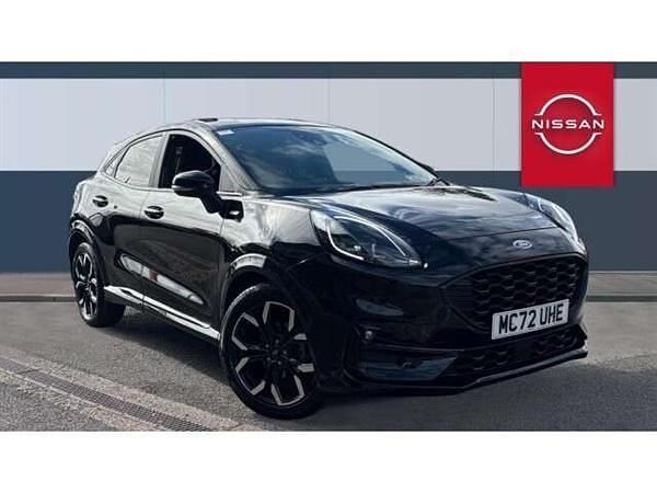 Black Used 2023 Ford Puma Gen-E ST-Line X SUV | £16,135 (Fair price) - Image 1/4