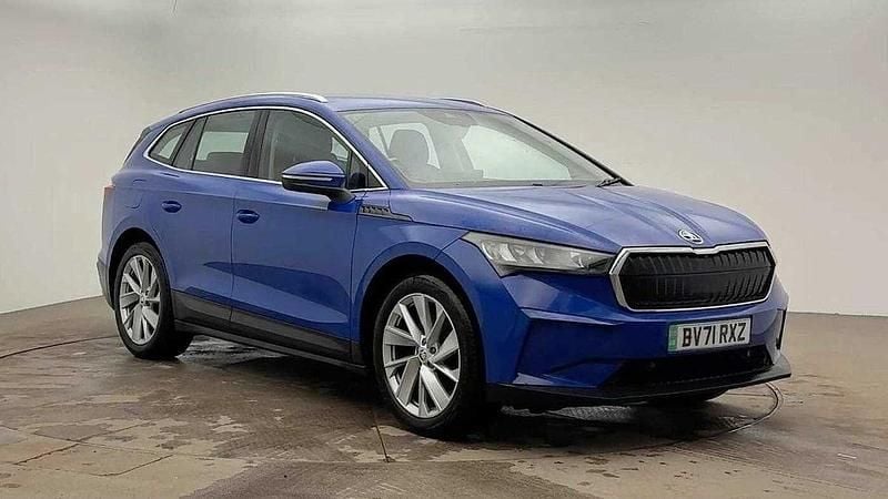 Used Skoda Enyaq iV ecoSuite 97 kW (132 HP) 2021 Energy blue SUV