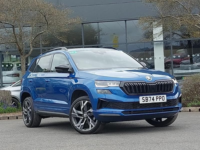 Used Skoda Karoq SportLine 150 HP (110 kW) 2025 Blue SUV