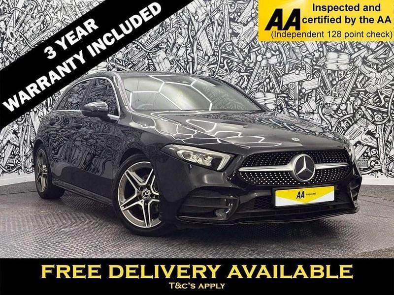 Black Used 2019 Mercedes A180 AMG line Hatchback | £14,595 (Fair price) - Image 1/2