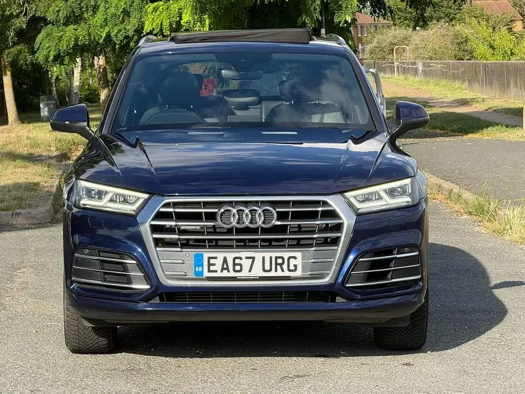 Used Audi Q5 S-Line 252 HP (185 kW) 2017 Blue SUV