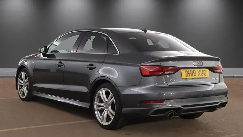 Used Audi A3 S-Line 116 HP (85 kW) 2019 Grey Sedan