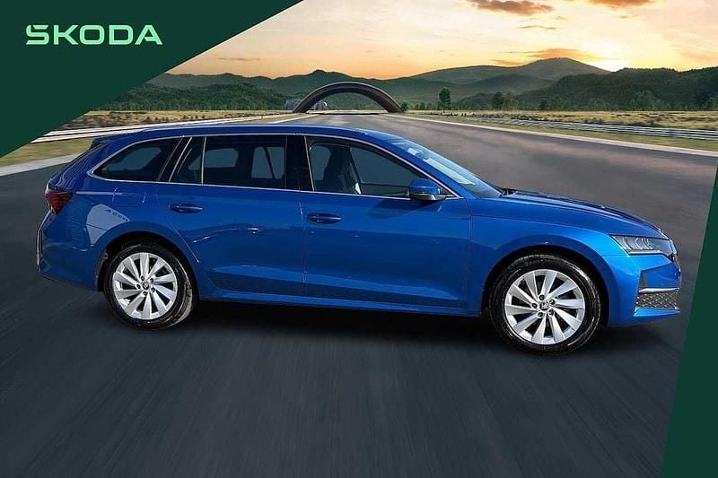 Used Skoda Octavia SE L 110 HP (80 kW) 2025 Race blue metallic Estate