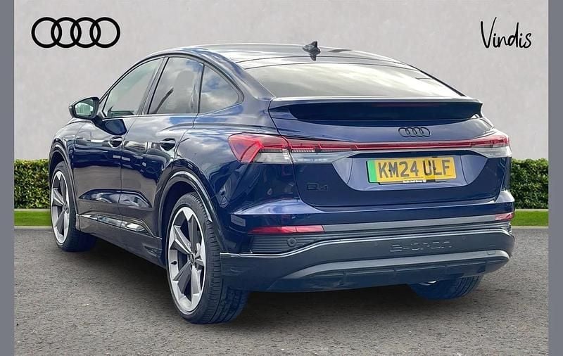 Used Audi Q4 Sportback e-tron Black Edition 150 kW (204 HP) 2024 Blue SUV