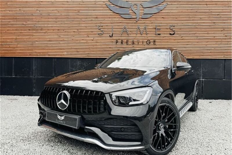 Black Used 2019 Mercedes GLC300 AMG line Coupe | £26,990 (Fair price) - Image 1/4