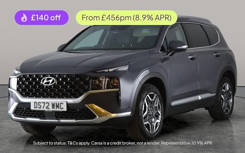 Blue Used 2023 Hyundai Santa Fe Ultimate SUV | £29,112 (Good price) - Image 1/3